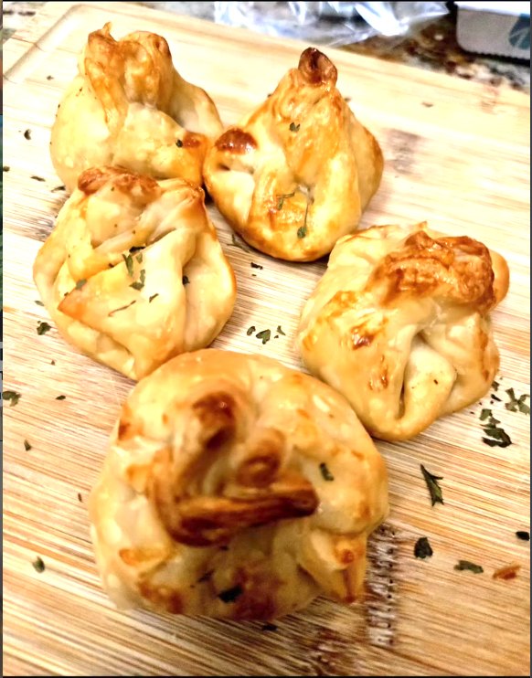 Baked pastries by Chef Sendy