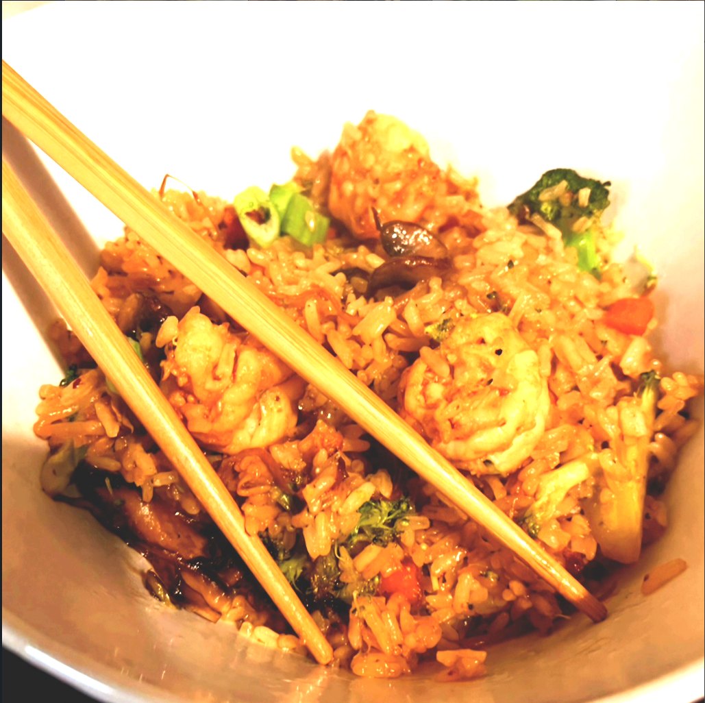Shrimp fried rice